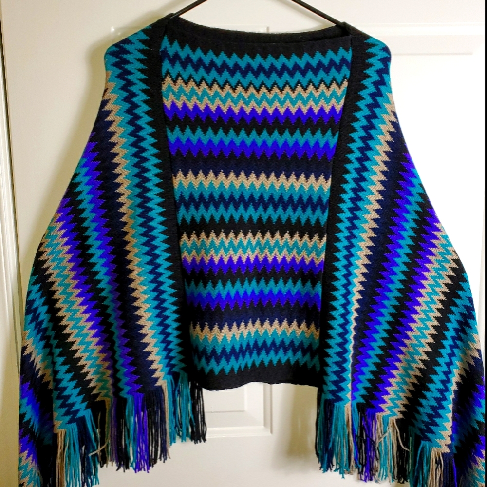 Knitted Pancho